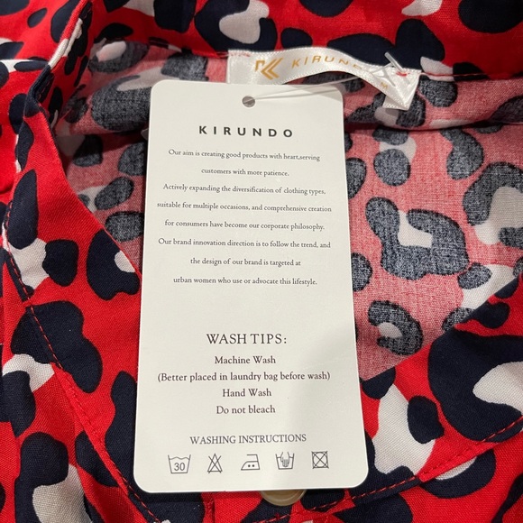 NWT Kirundo Leopard Print Midi Dress - Picture 6 of 13